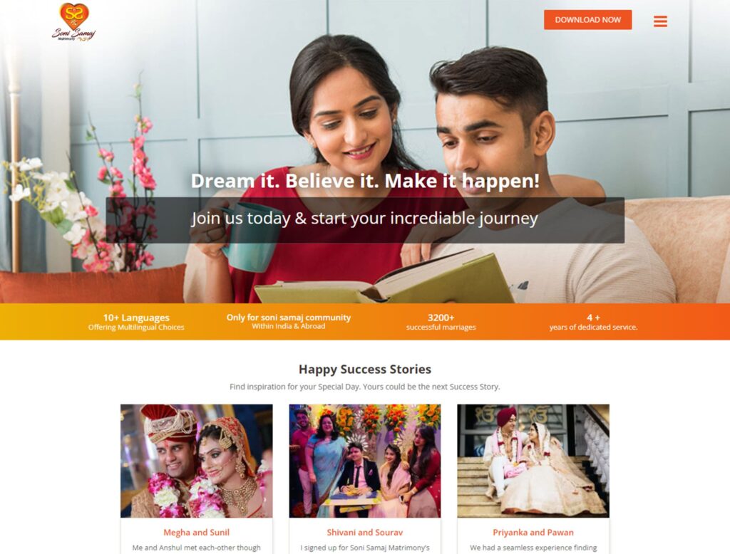 Soni Samaj Matrimony