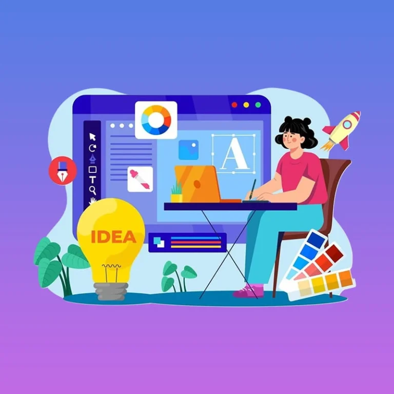 Creative graphics and UI UX design services for websites and mobile apps